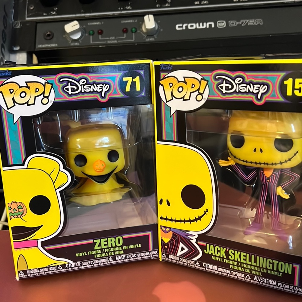 Disney Pop Blacklight Nightmare Before Christmas Bundle